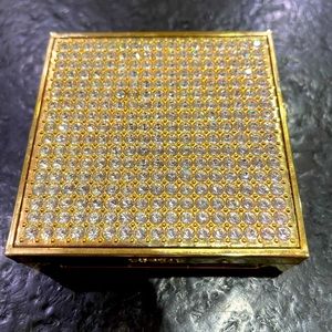 Rare Limited Edition Gold & Swarovski Mirrored Compact